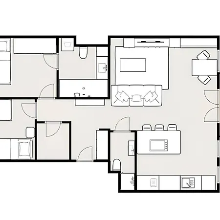 Sleeping&living Ursynow 2 Bedrooms, Parking Apartman *